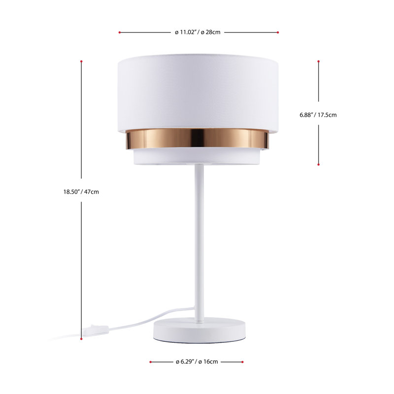Lampe de table 19 po Delapena