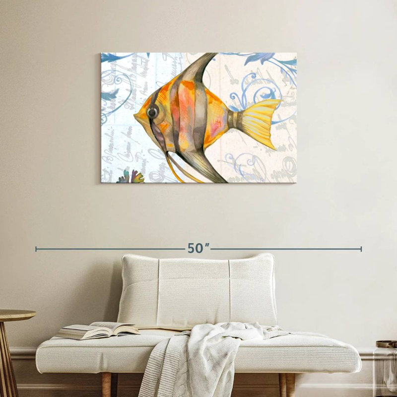 Angel Fish, 24" H x 36" W