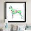 Tapisserie Boxer - peinture encadrée-1807084180-1807084182