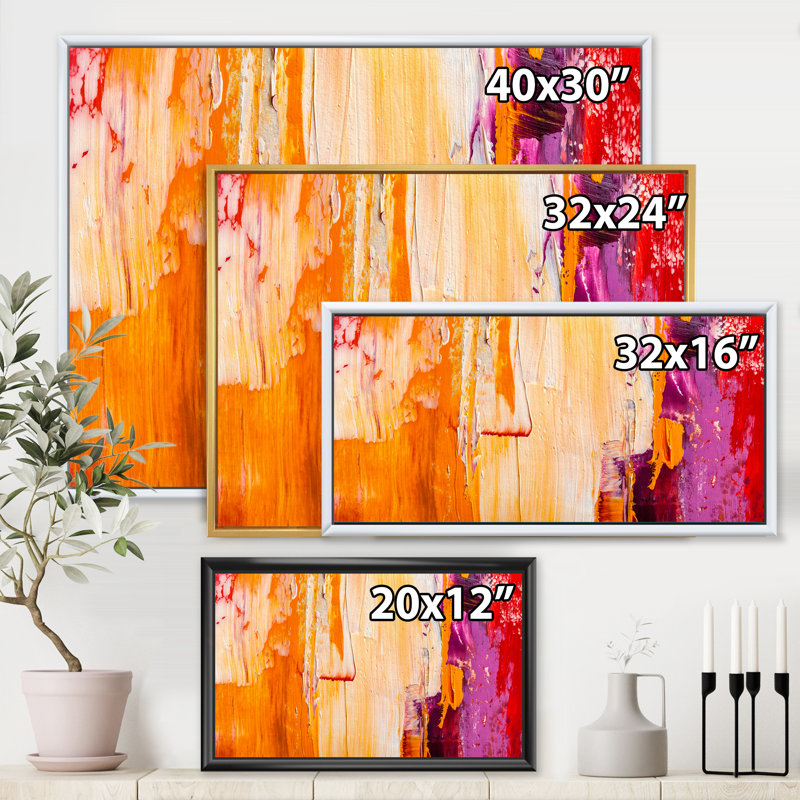 Abstrait vert grunge - Peinture sur toile, Cadre flottant noir, H 12 po x l 20 po x p 1 po