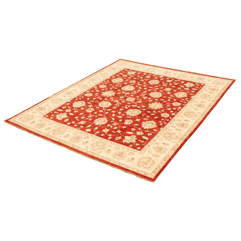 Tapis unique en laine noué à la main 7 pi 11 po x 9 pi 9 po nouvel âge Hajarah