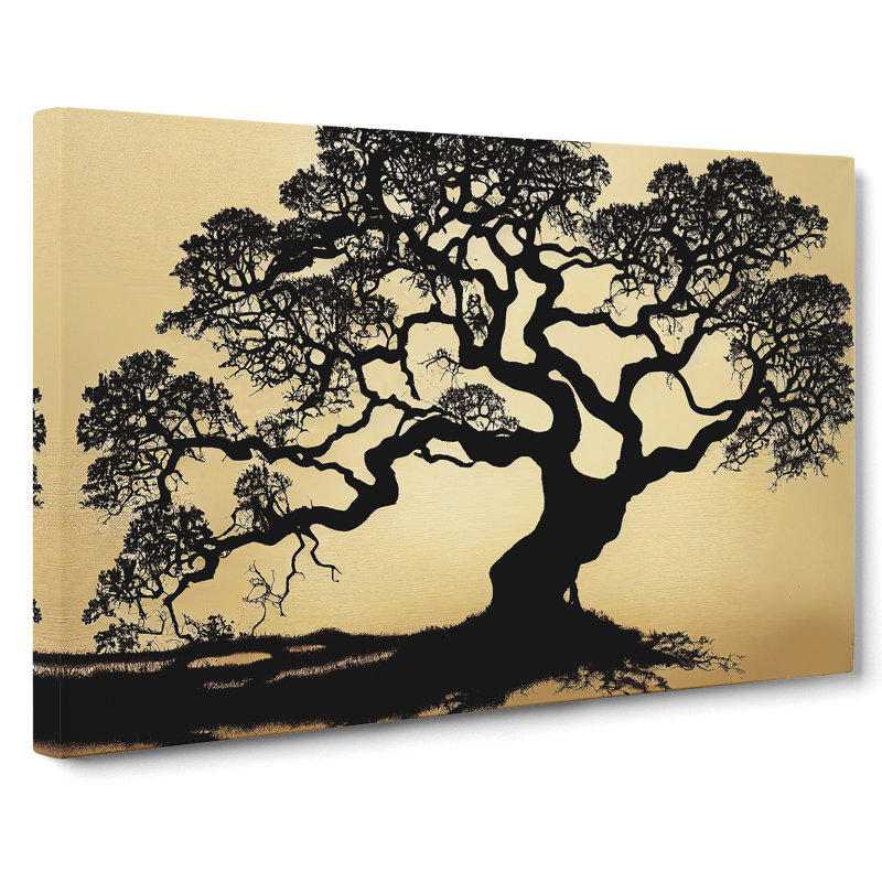 Great Oak Tree - Wrapped Canvas Print, 50cm H x 76cm W x 3cm D
