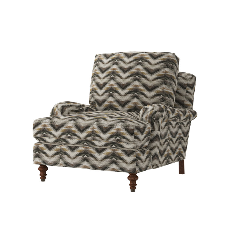 Lotta Accent Chair, Dune, Mahler Charcoal