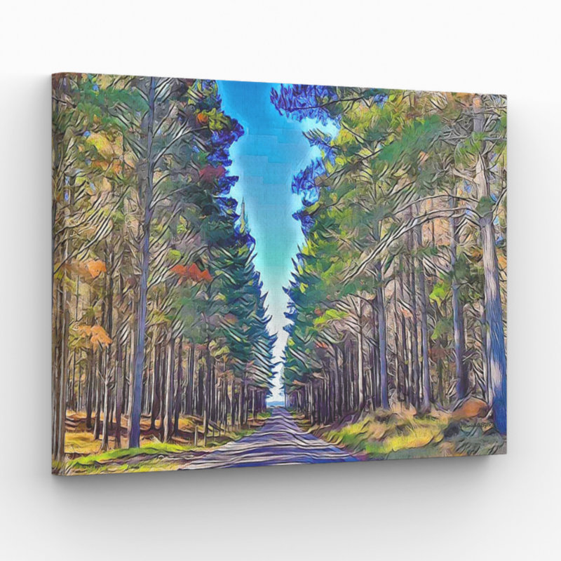 ByZo Art - To To Path I Go, H 32 po x l 48 po x P 1,25 po