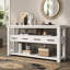 Table console avec tiroirs et tablettes ouvertes-1295890881-1295890883-1295890887