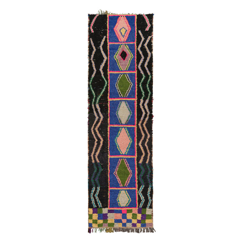 One-of-a-Kind 3'x10'4” Hand Knotted Area Rug