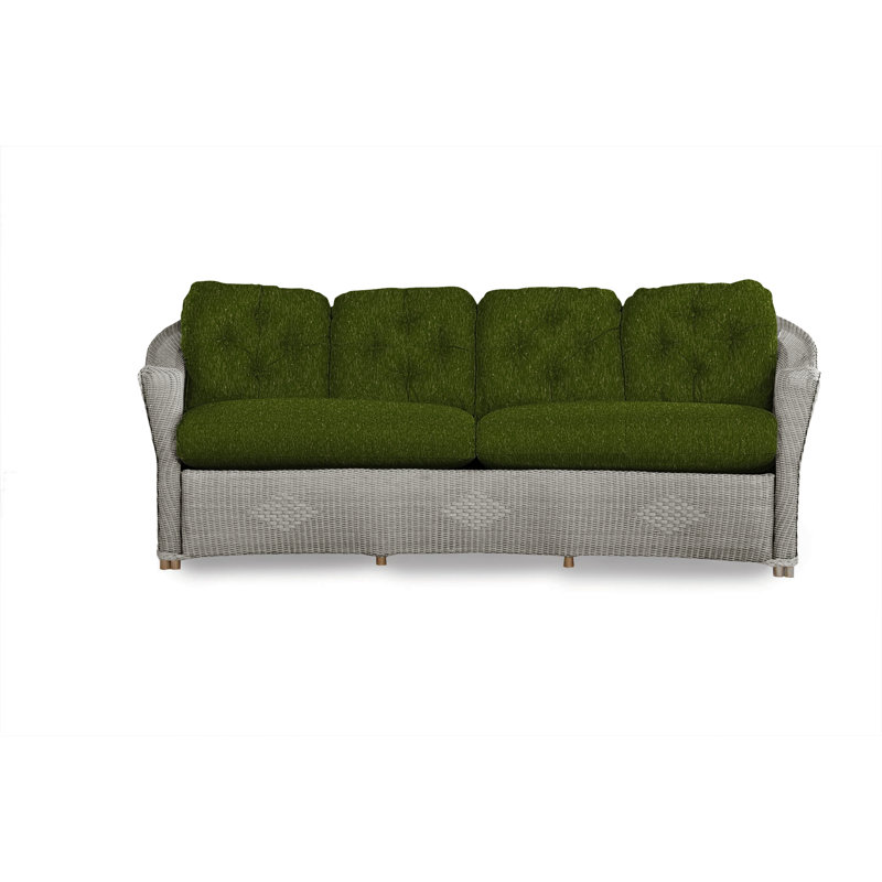 Reflections Outdoor 4 - Seat Patio Sofa, Sailcloth Seagull, Pewter