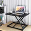 Adjustable Height Plastic / Acrylic Iron Standing Desk Converter