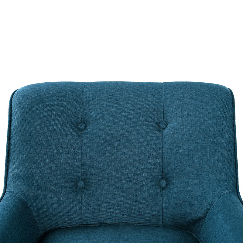 Fauteuil Mid-Century, Blue