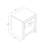 Aimaan 20.3" 1 Drawer Nightstand-2077176704