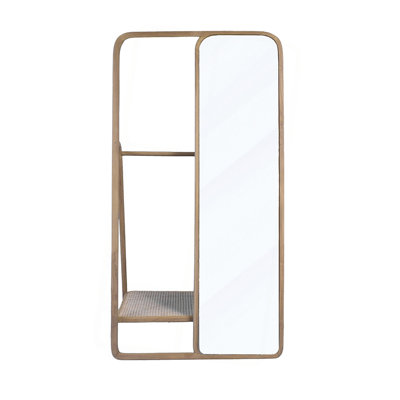 38 X23 X71.5" Clothes Hanger With Mirror,Large