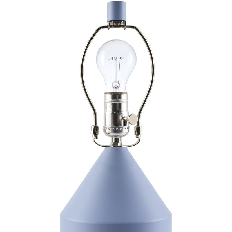 Jemma Metal Table Lamp, Blue