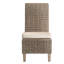 Chaise de terrasse avec coussin Danny