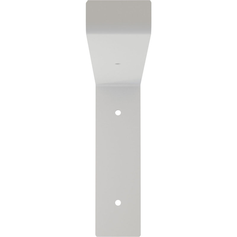 Support de tablette en acier, Apprêt blanc (à peindre), H 7 po x l 2 po x P 12 po