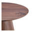 Table basse de style médiéval-moderne, avec placage de grain de bois, ensemble de table basse ronde classique et de table d'appoint, salon simple, table de centre de bureau-1214738610
