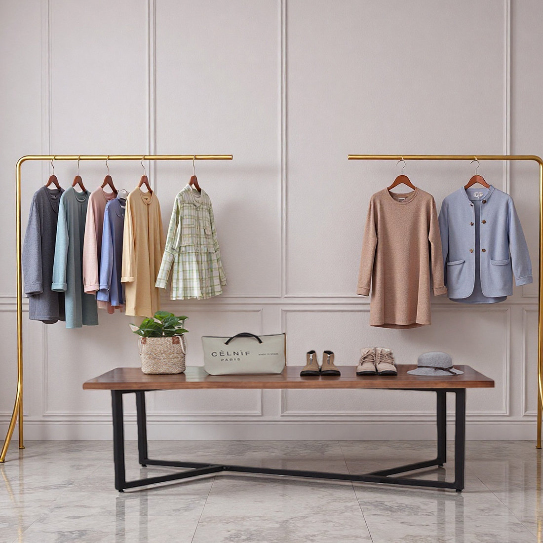 Orren Ellis Simple display table of clothing store - Wayfair Canada