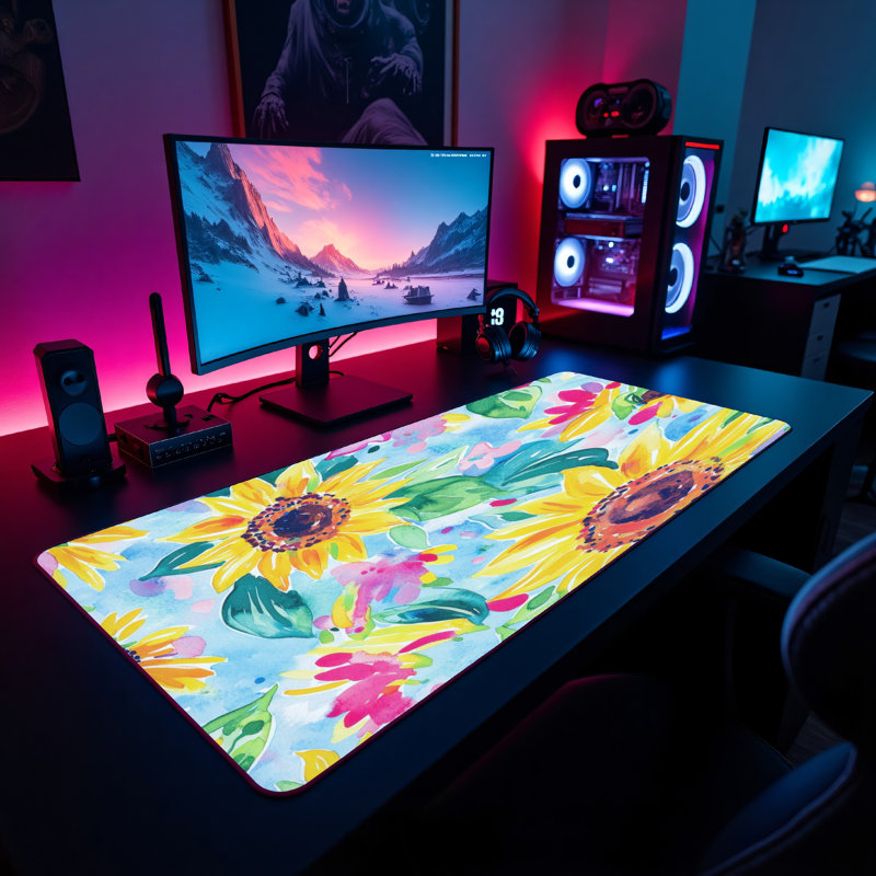 Polyester Desk Pad, 23.6x13.8
