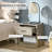 Side Table, Small End Table With Storage Shelf And Drawer, Modern Bedside Table For Bedroom