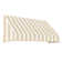 Auvent fixe en tissu acrylique San Francisco Awntech