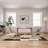 Modern Abstract Area Rugs Living Room Rug, Machine Washable Non Slip Rug for Bedroom, Low Pile Contemporary Floor Carpet for Dining Room Home Office, Foldable Thin Mat-2075024504