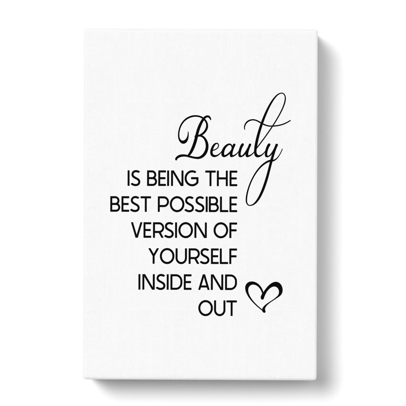 Beauty Is - Wrapped Canvas, 91cm H x 60cm W x 3cm D