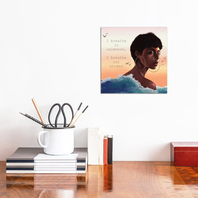 Calm Affirmation by Stephanie Sanchez - Gallery-Wrapped Canvas Giclée on Canvas
