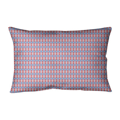 Geometric Linen Reversible Throw Pillow