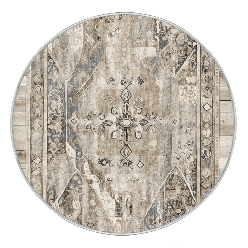 Tapis antique Aura, Rond 6 pi