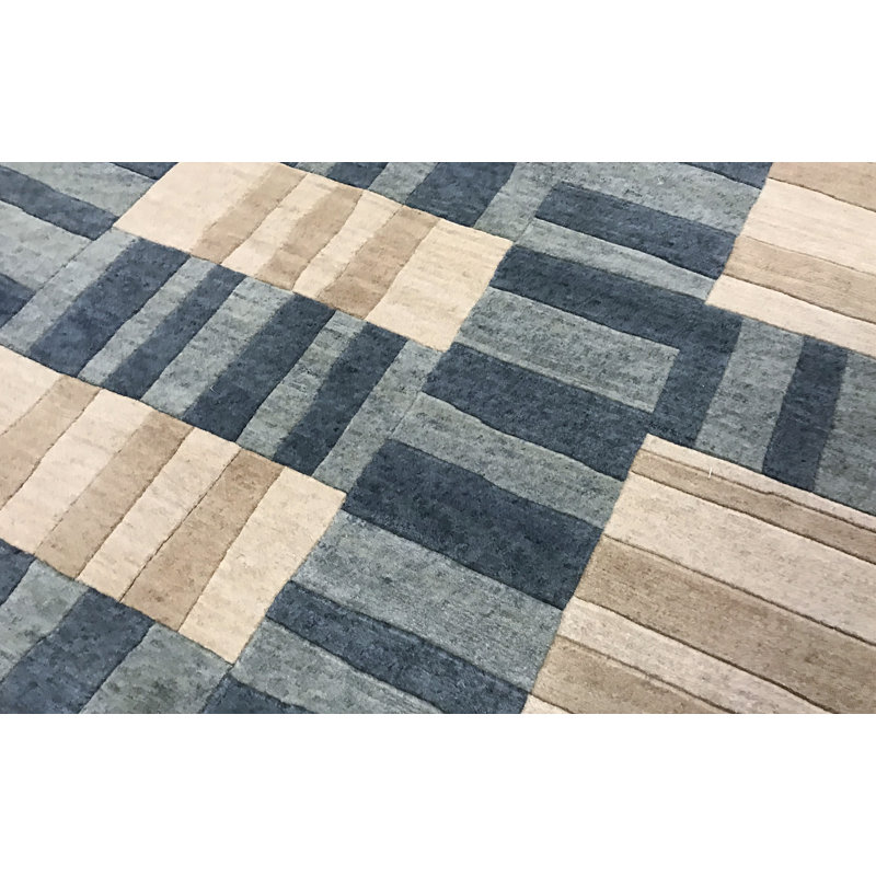 Hand-Knotted High-Quality Beige Area Rug