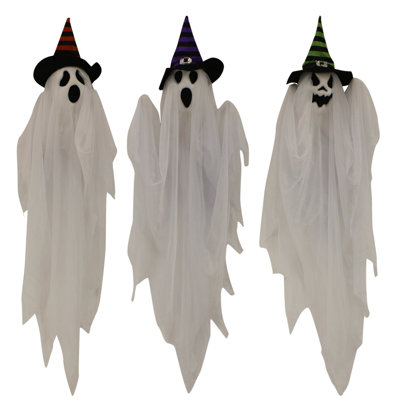 Figurine fantôme suspendue Spooky (ensemble de 3)