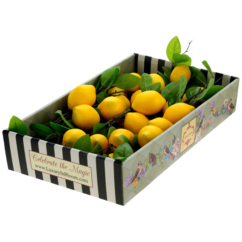 Orange Spray, Box Of 6 - 30 Inches, Yellow/Green