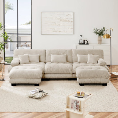 Chenille Modular Sectional Sofa