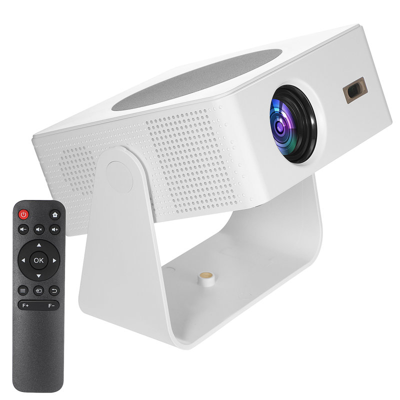 Smart Projector With Wifi And Wireless - Rotatable Mini Video Projector For Indoor/Outdoor