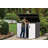 Suncast 71 in. W x 46 in. D Resin Horizontal Storage Shed for Trash Can Storage, Made in the USA
