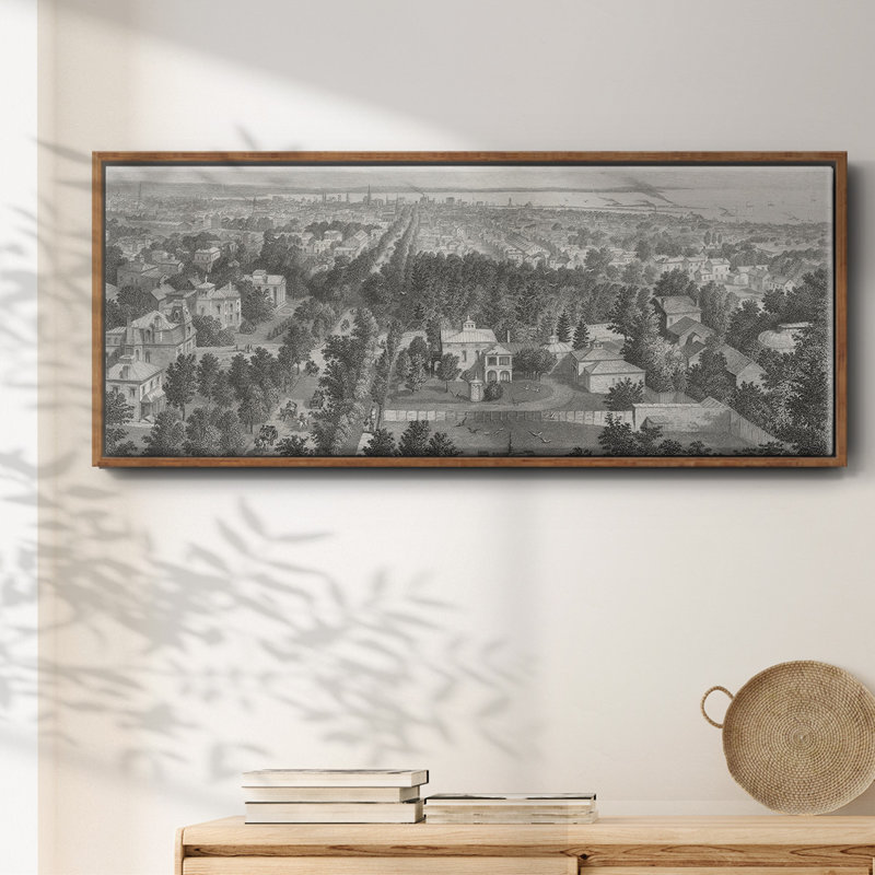 City of Buffalo - Toile avec cadre, H 20 po x l 50 po
