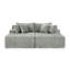Méridienne à deux places paresseuse, canapé compressé sans assemblage, en tissu de velours, méridienne moderne et moelleuse, utilisée pour les salons et les chambres à coucher-2013683872