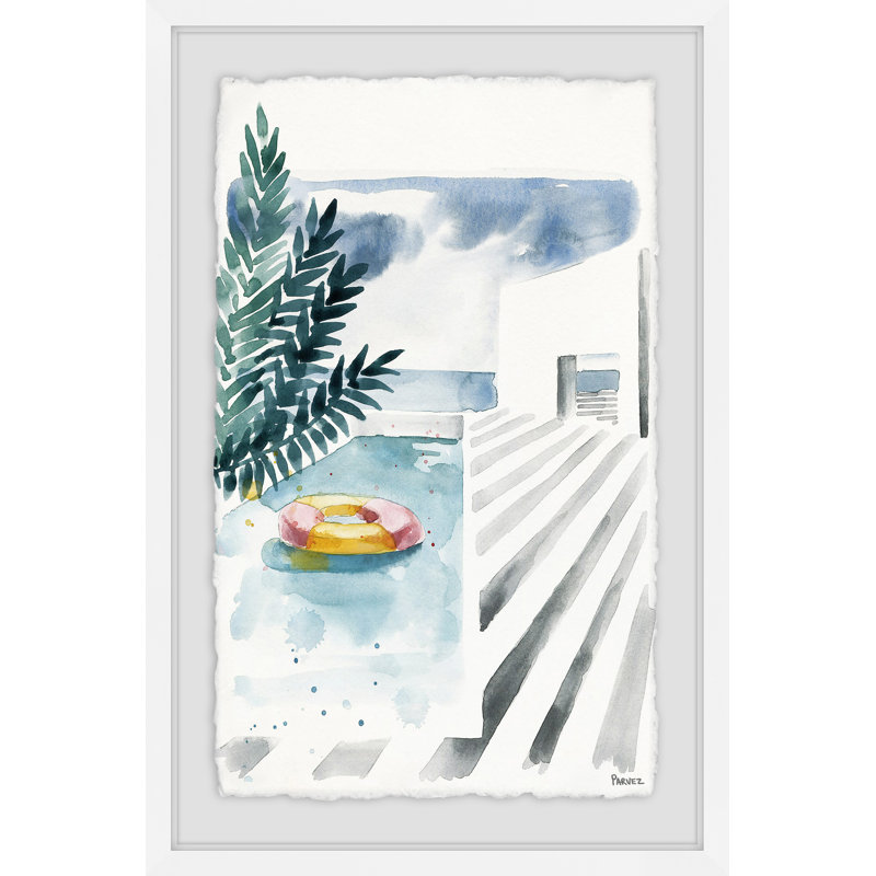 «Infinite Pool» par Parvez Taj - reproduction de cadre photo, H 24 po x l 16 po x P 1,5 po