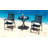 24" Round Tempered Glass Side Table