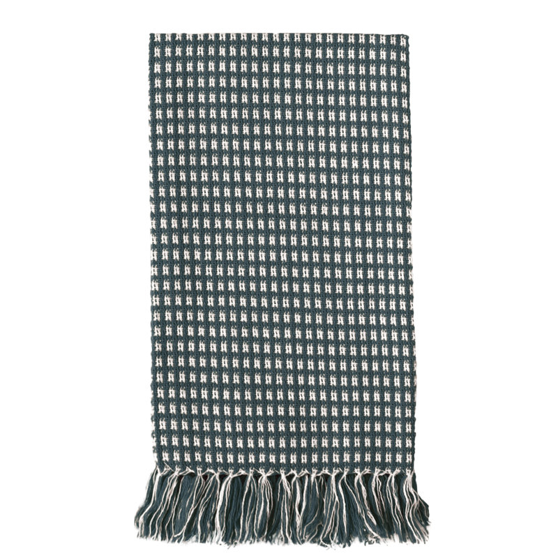 Stevens Cotton Gingham Square Napkin, Hunter Green