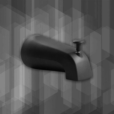 ATAYAL - Robinet pour baignoire de salle de bain universel avec inverseur, robinet de baignoire durable en métal robuste avec inverseur de douche - tuyau en cuivre de 5 pouces