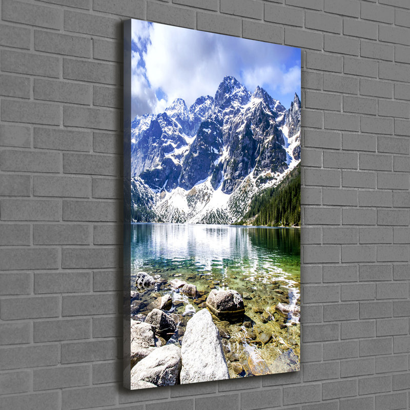 Sea Eye Of The Tatra Mountains - Wrapped Canvas Print
