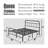 Darrach Metal Platform Bed Frame-1003538837