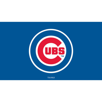Tapis en PVC 16 po x 28 po Chicago Cubs