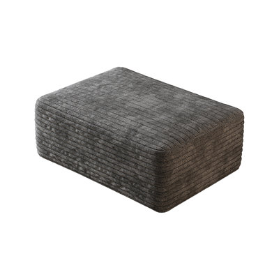 Sofa ottoman ,No Assembly Required,Dark Grey(Plush Corduroy Fabric)