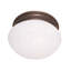 Plafonnier 2 lumières en nickel satiné-26309171-119395835