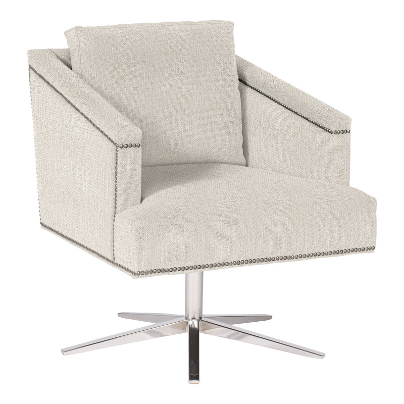 Michael Weiss Rutherford Swivel Chair, Instant Parchment, Yes