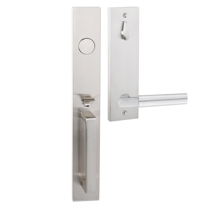 Ensemble de poignées avec levier Sumpter Bravura 973-845 Montgomery - Nickel satiné - R, Satin Nickel, Oui