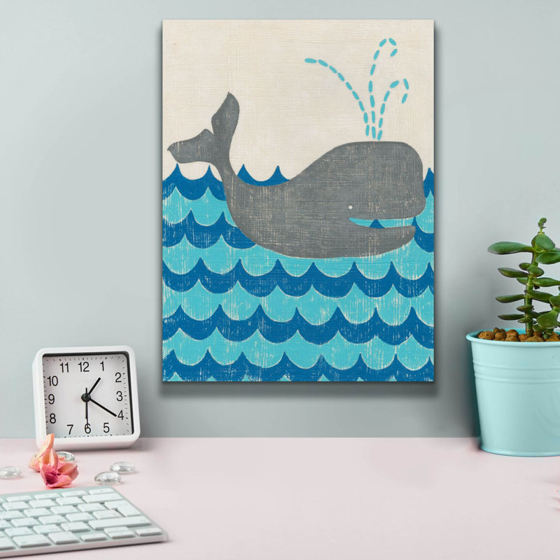  «Trumans Voyage 3» par Chariklia Zarris, art mural sur toile, 12 po x 16 po