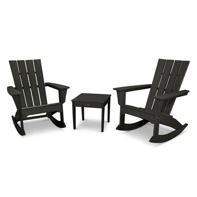 POLYWOOD Quattro 3-Piece Rocker Set