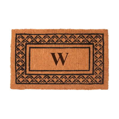 Belamy Monogrammed Welcome Outdoor Doo Mat